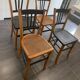 Series of 4 bistro chairs "Luterma" vintage 1960s