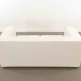 Throw Away sofa by Willie Landels for Zanotta 1965 in white vinyl