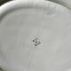 Antique white ceramic dish, made in Italy.