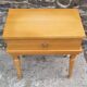 Blond wood bedside table, vintage, 1960s