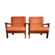 Set of 2 Danish velvet armchairs late 1960s