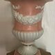Medici VASE in enamelled earthenware with floral frieze decoration, signed and numbered