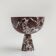 XL Rosso Levanto marble pedestal bowl