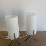 Pair of bedside lamps, 1960