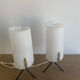 Pair of bedside lamps, 1960