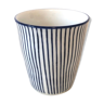 Tasse céramique bleu et blanc