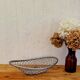 Large vintage metal fruit basket