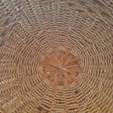 Large rope and wicker basket