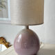 Lamp signed Les Cyclades Anduze - Roland Zobel