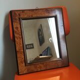 Elm burl mirror