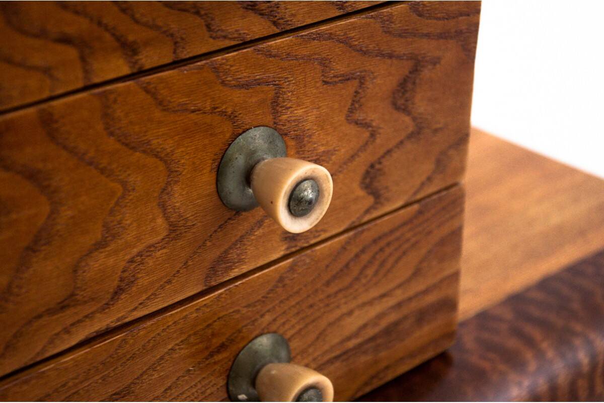 Chest of drawers - bar in Art Deco style, Poland, 1950s.