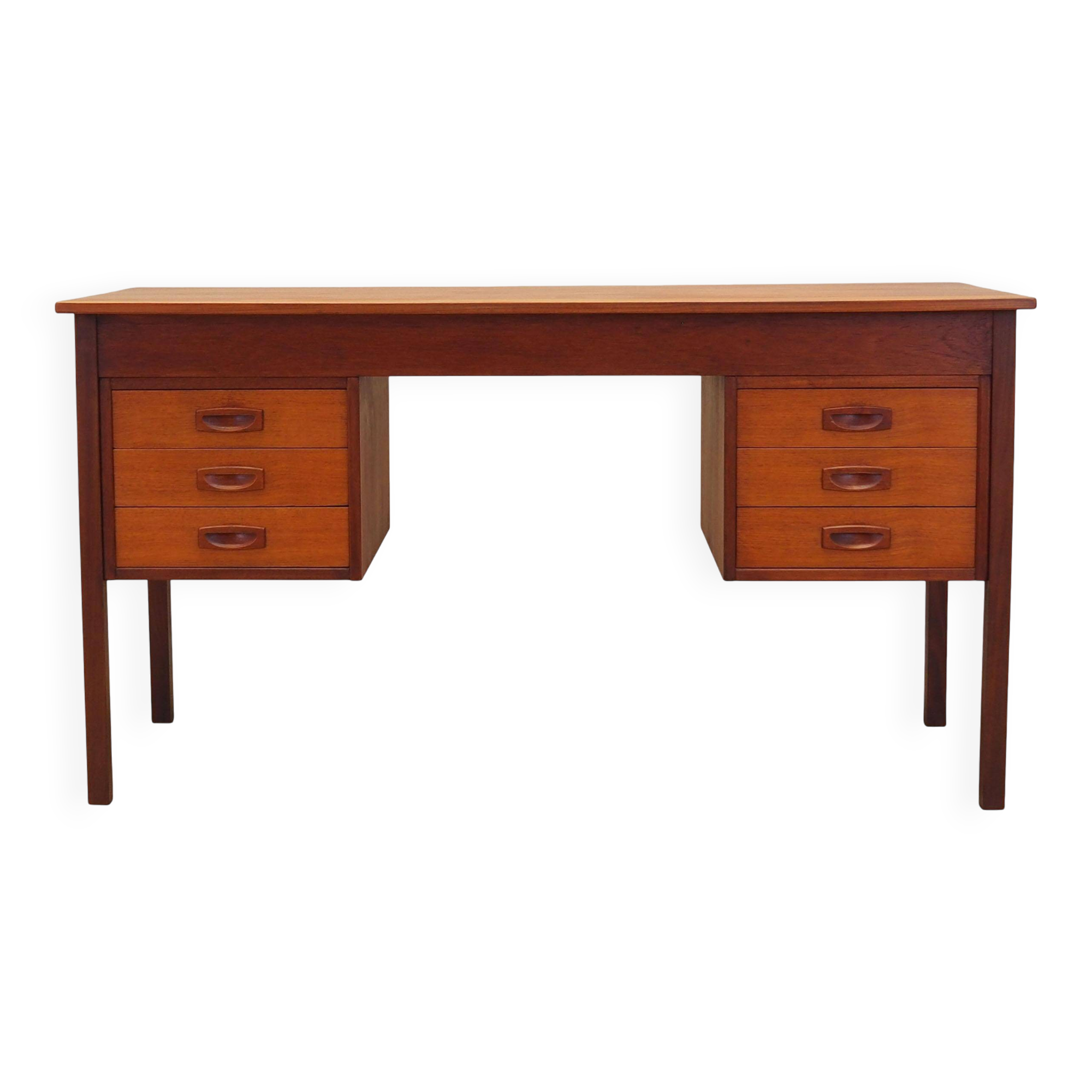 Teak desk, Danish design, 1970s, production: Denmark