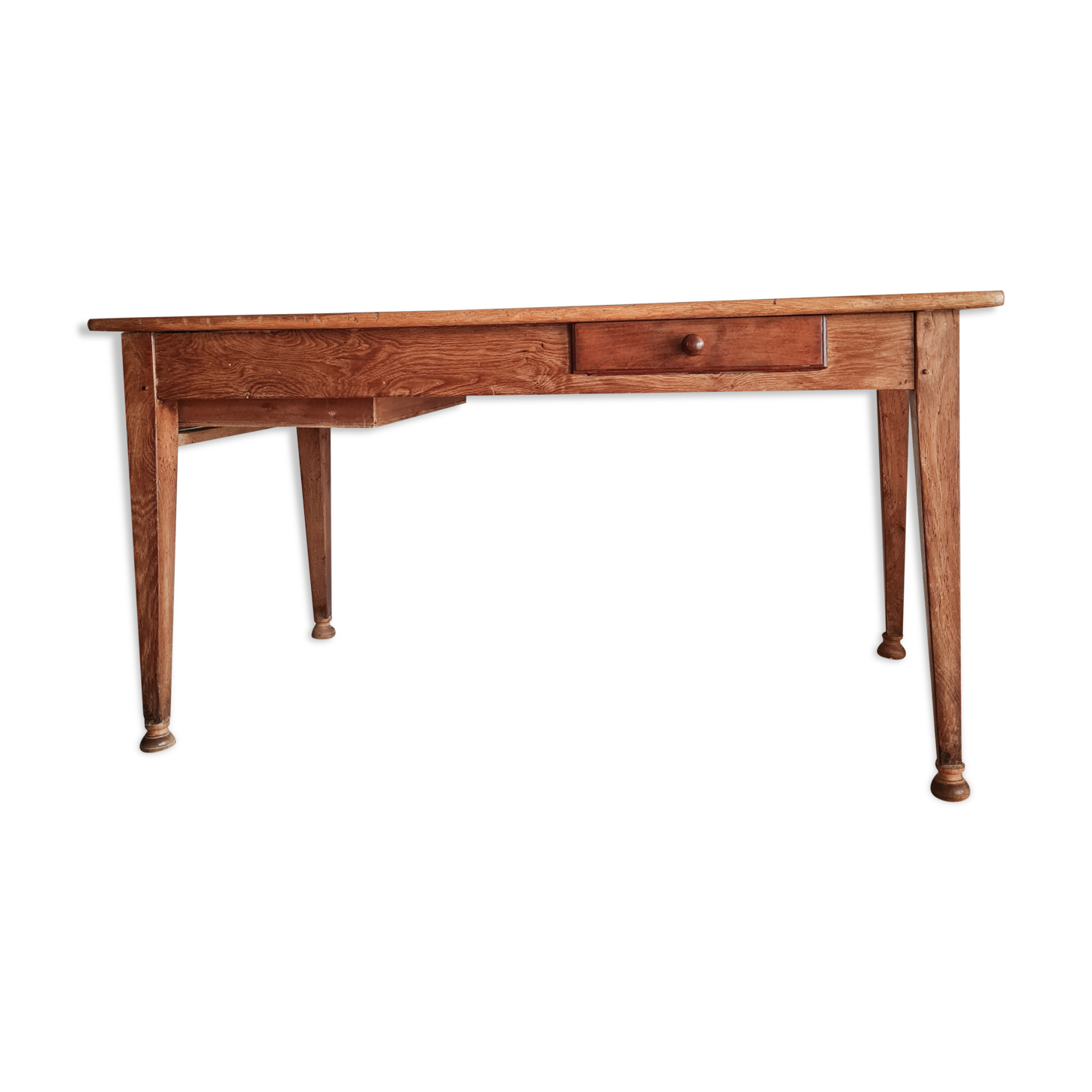 Old farmhouse table 2 drawers