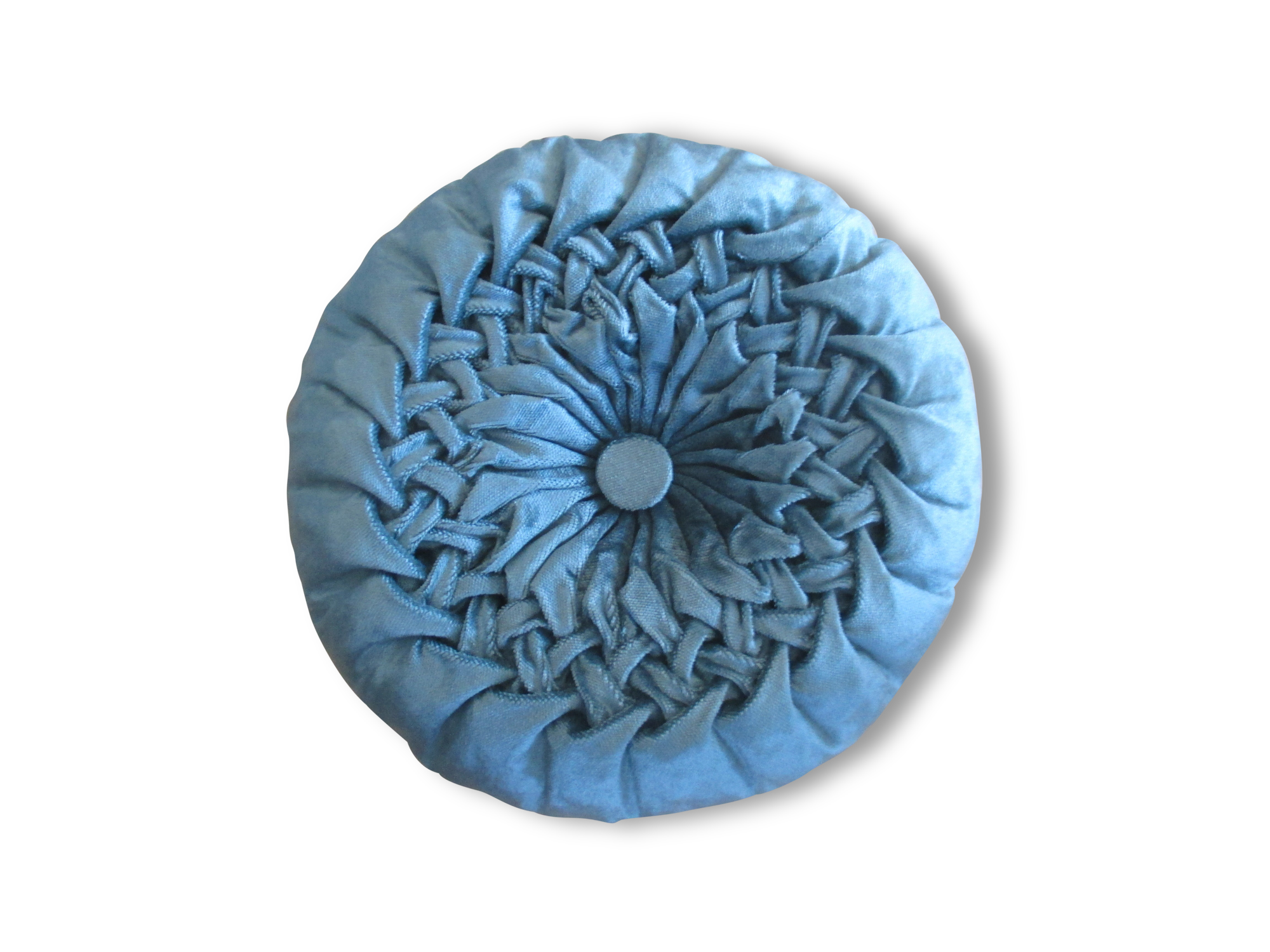 Round cushion in Velvet