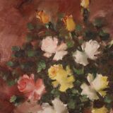 Peinture de nature morte signée du 20e siècle.