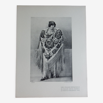 Original plate catalog of 1925 Spanish shawls