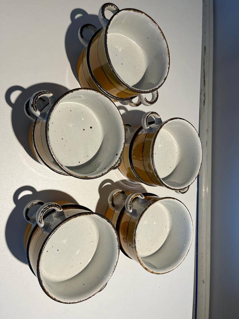 Set of 10 vintage casserole dishes