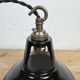 Vintage Industrial Black Painted Pendant Lamp
