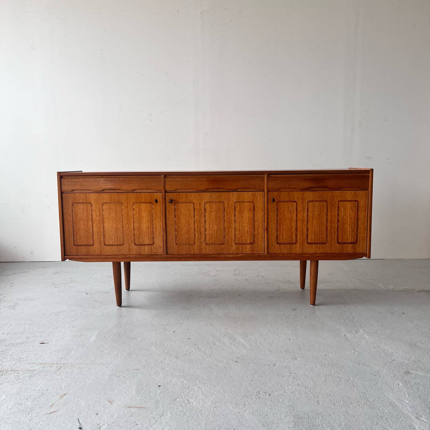 Buffet en teck, Norvège, années 1960