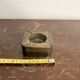 Vintage Geometric Brutalist Mid-Century Bronze Ashtray