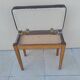 Scandinavian piano stool or chest