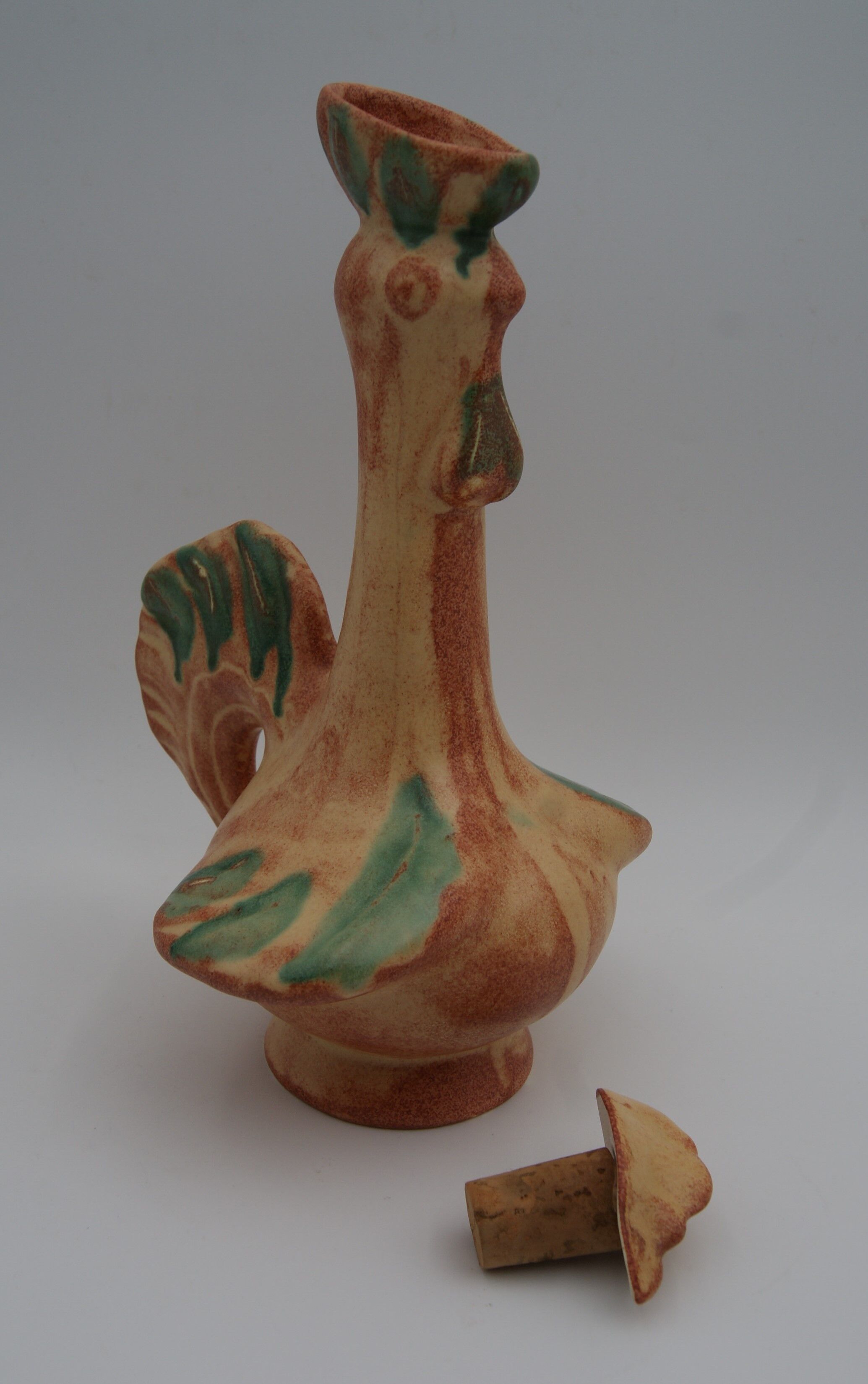 Ceramic carafe vintage chicken