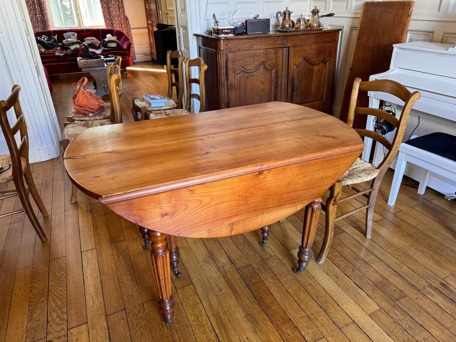 6 Louis Philippe style chairs