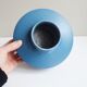 Marschner ceramic vase matt blue