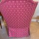 Upholsterer toad armchair