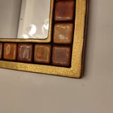 Ceramic mirror by Mithé Espelt