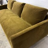 Large velvet sofa Kant 3/4 seats