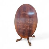Oval Victorian tilt-top table, breakfast table / 1840s
