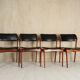Model 49 dining chairs by Erik Buck for OD Møbler, 1960s