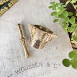 Bronze mortar with pestle