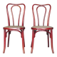 Set of 2 chairs tanned Bistrot by Thonet N°A49 - 1925 -