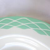 2 assiettes creuses Digoin Sarreguemines modèle Lola