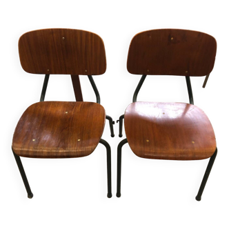 Pair of chairs by Kho Liang Le