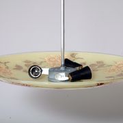 Glass ceiling lamp, Czechoslovakia, 60's