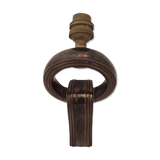 Art deco sconce in mercurized ceramics