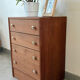 Vintage 1960s chest of drawers / chiffonnier