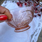 Bol en verre rose