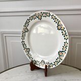 Round earthenware dish New Givors model "Rita" 30s