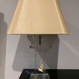 Pair of Plexiglas 20th century lamps