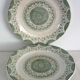 6 flat plates Fine Ware earthenware