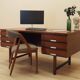 Rosewood desk, Danish design, 1970s, manufacturer: Eigil Petersens Møbelfab