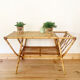 Rattan coffee table from the 50s