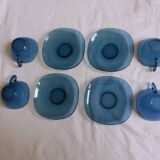 Set of Vereco cups and saucer