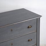Antique grey chest of drawers (circa 1920)