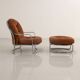 Armchair and ottoman set model 915 by Carlo De Carli for Cinova 70's