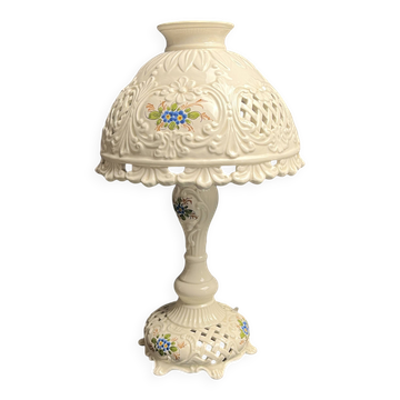 Bassano Italy 20th century earthenware table lamp